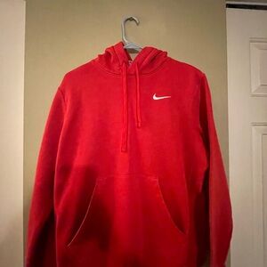 Nike Men's Bold Red Pullover Hoodie